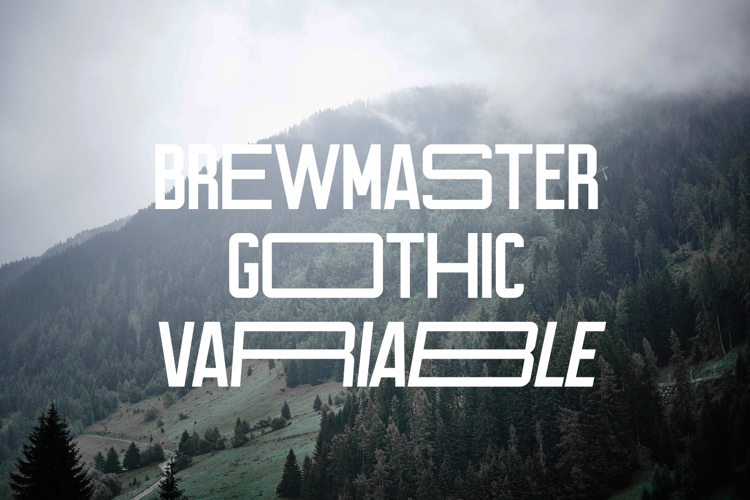 Preview of Brewmaster Gothic Font