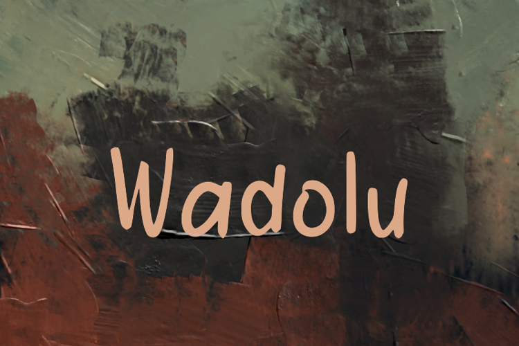Preview of w Wadolu Font