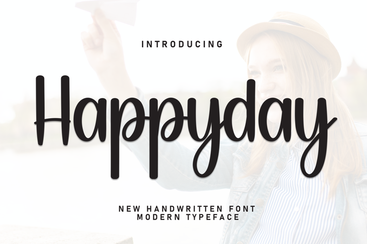 Preview of Happyday Font