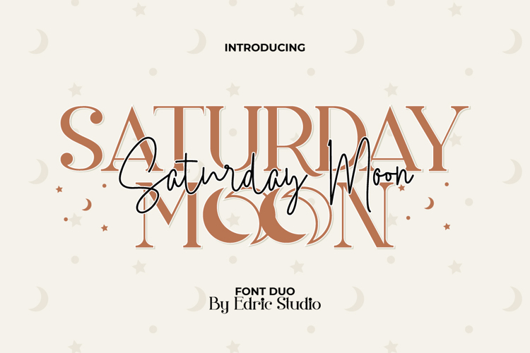 Saturday Moon Font