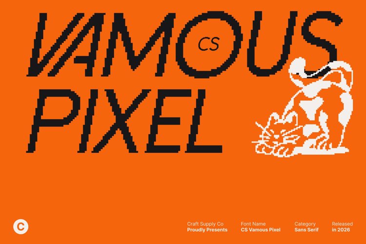 Preview of CS Vamous Pixel Font