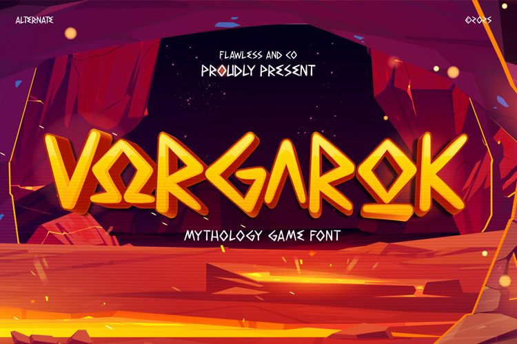 Preview of VORGAROK Font
