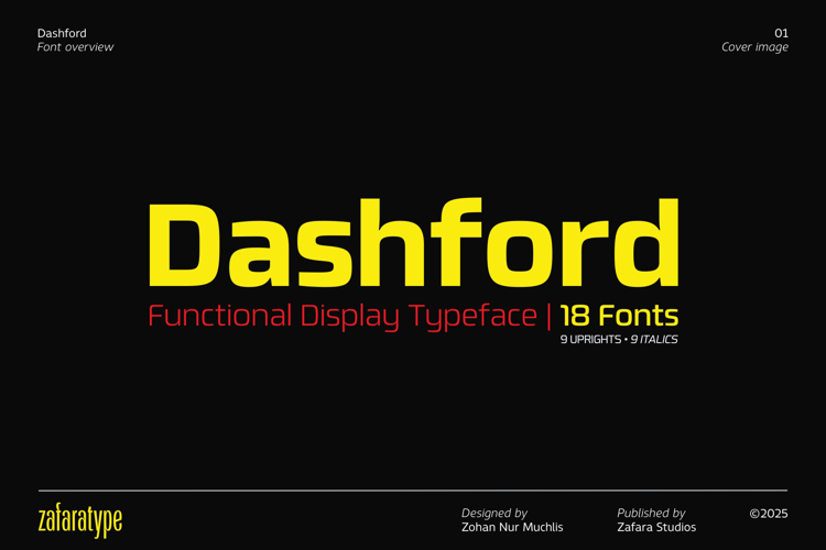 Preview of Dashford Font