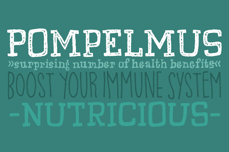 Pompelmus Crispy DEMO Font