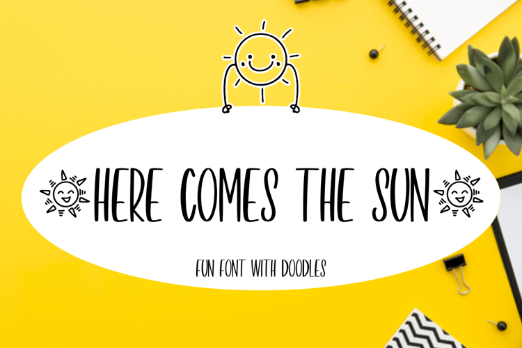 HERE COMES THE SUN Font