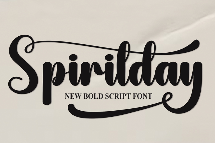 Spiritday Font