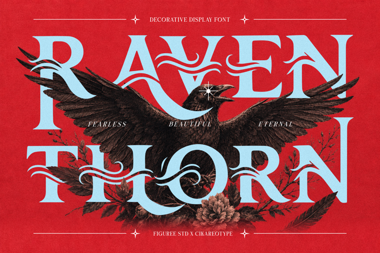 Preview of Raventhorn Font