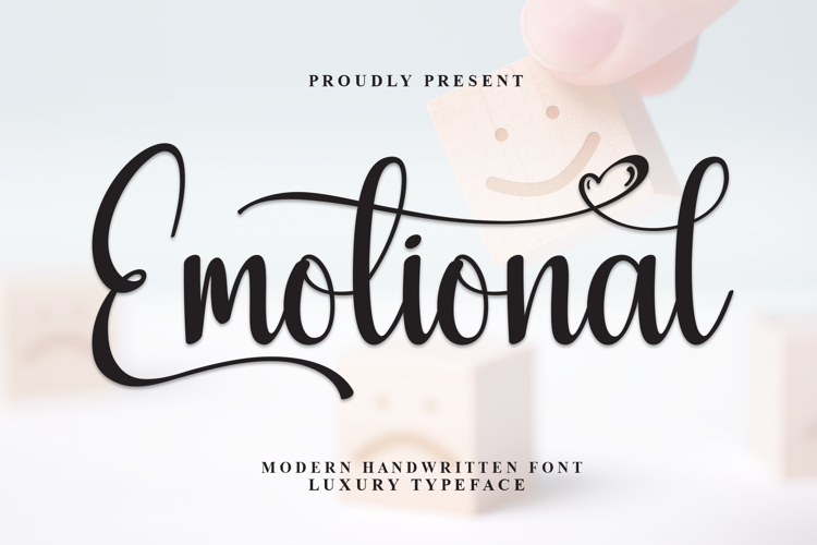 Preview of Emotional Font