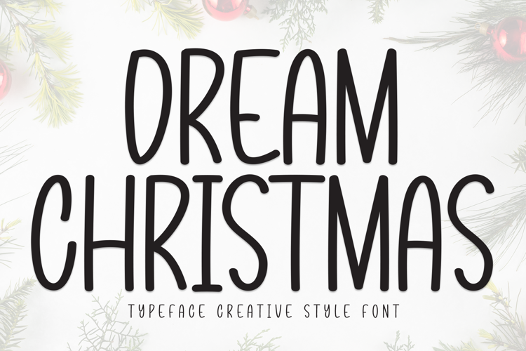 Preview of Dream Christmas Font
