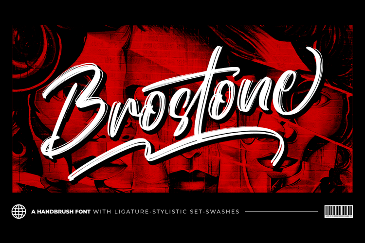 Preview of Brostone Font