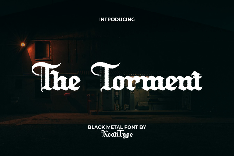 Preview of The Torment Font