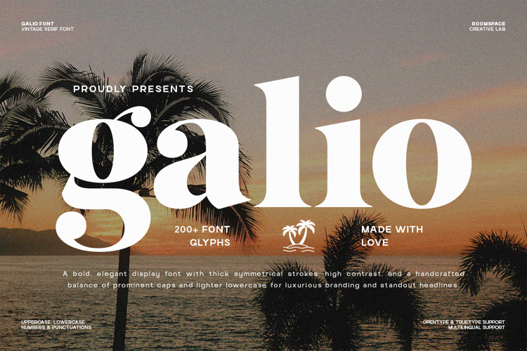 Preview of Galio Font