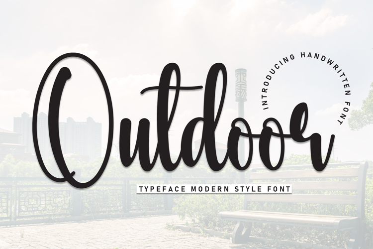Preview of Outdoor Font