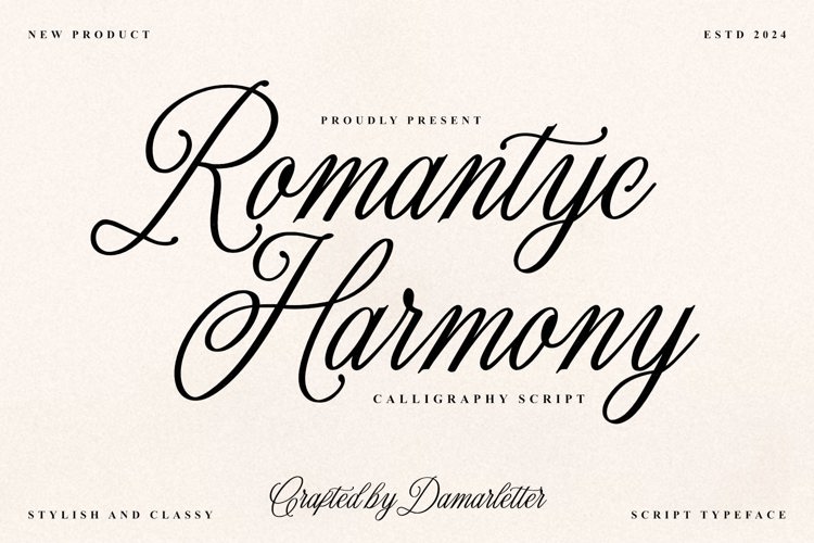 Romantyc Harmony Font