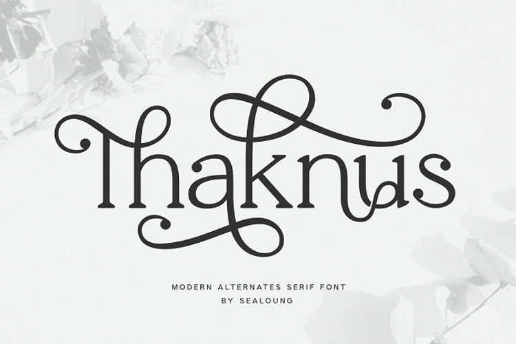 Thaknus Thaknus Font