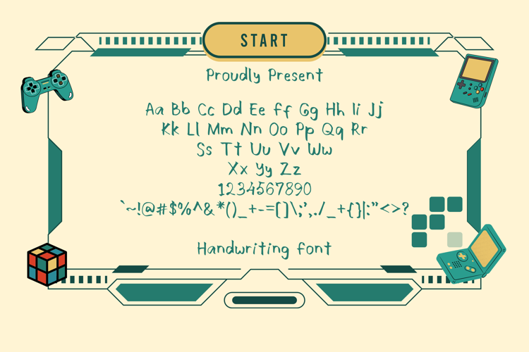 Preview of Want Woo Font