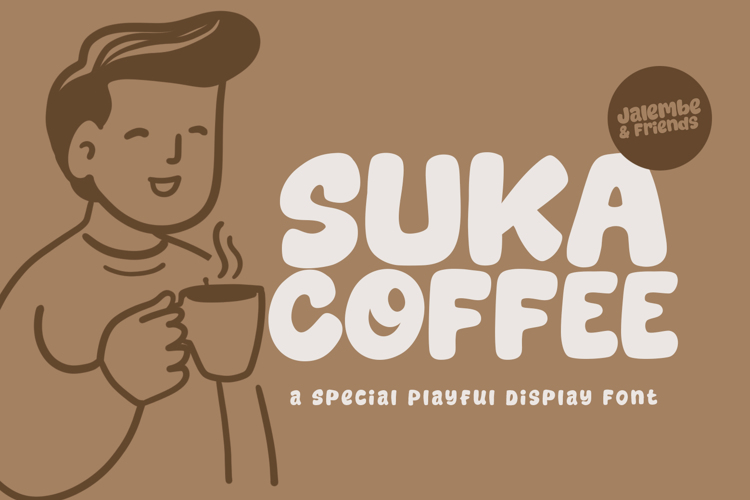 Preview of Suka Cofe Font