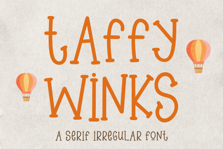 Preview of CF Taffy Winks Font