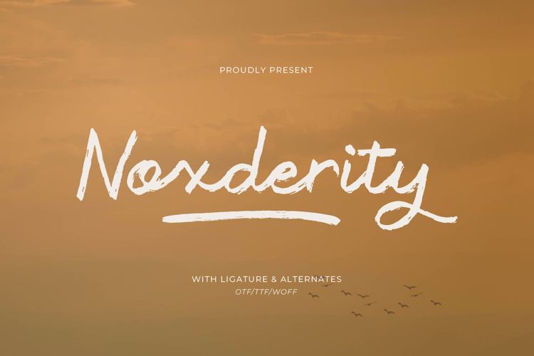Noxderity Font