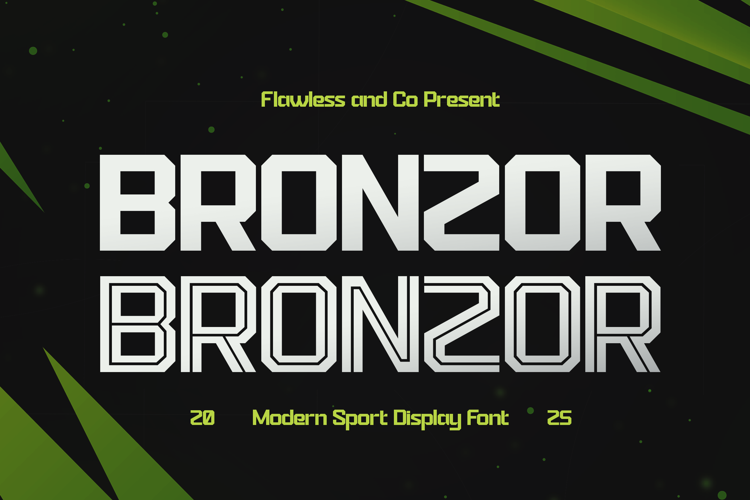Preview of BRONZOR Font