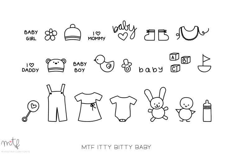 MTF Itty Bitty Baby Font