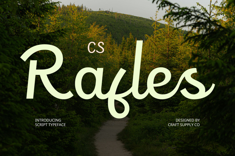 Preview of CS Rafles Font
