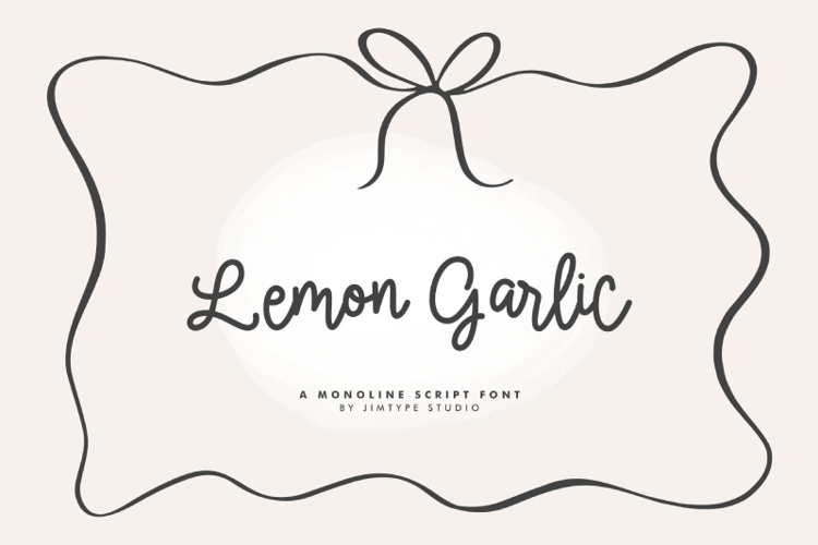 Lemon Garlic Font