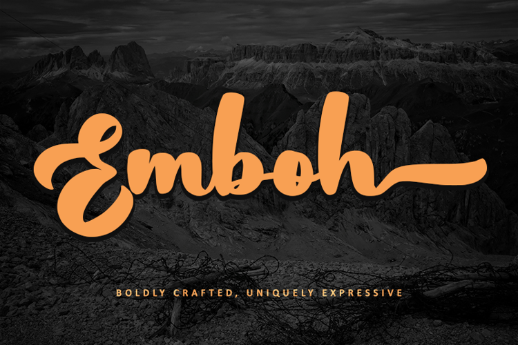 Emboh Font