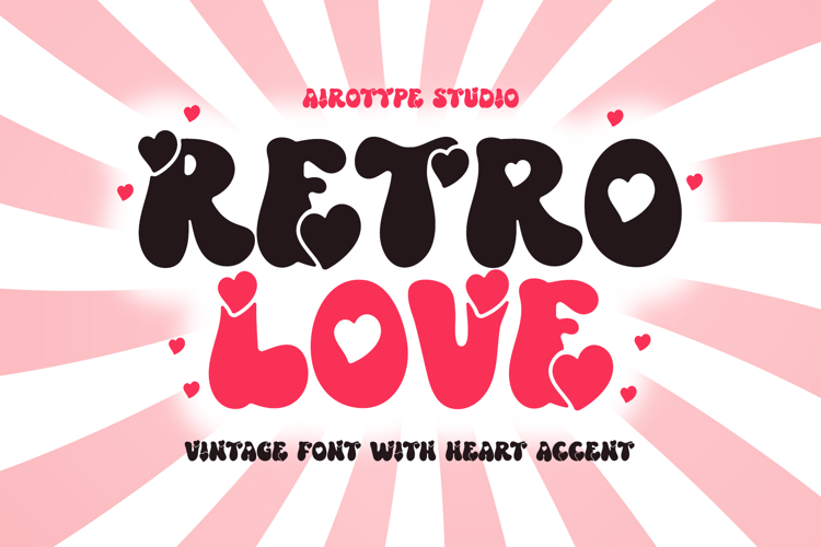 Preview of Retro Love Font