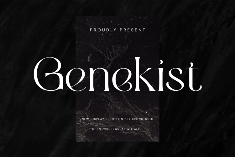 Preview of Genekist Font
