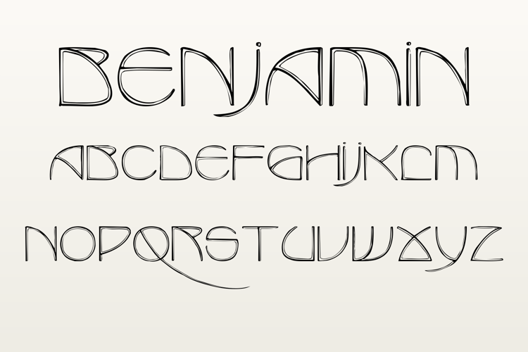 Preview of Benjamin Font