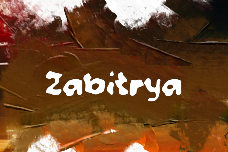 Preview of z  Zabitrya Font
