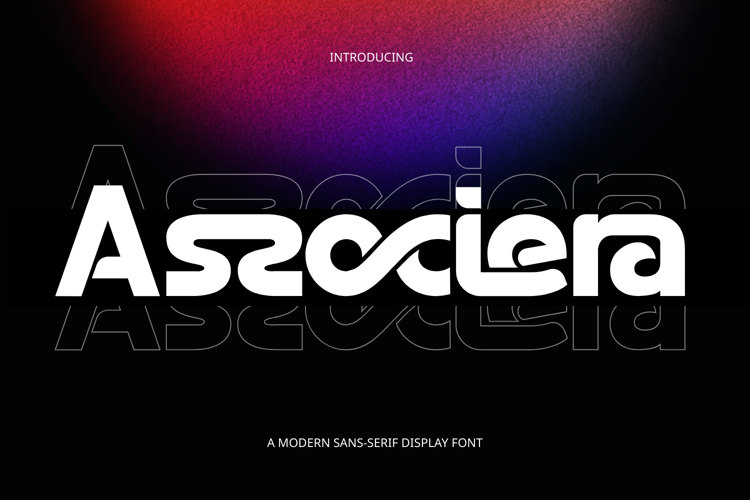 Preview of Associera Font