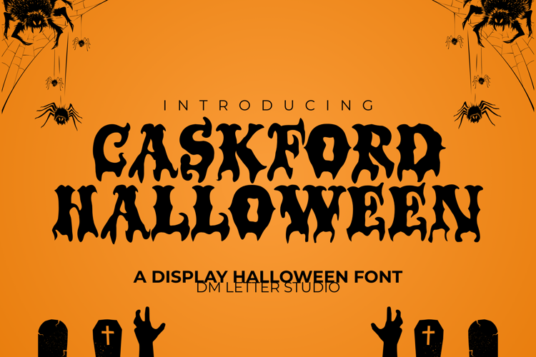 Preview of Caskford Halloween Font