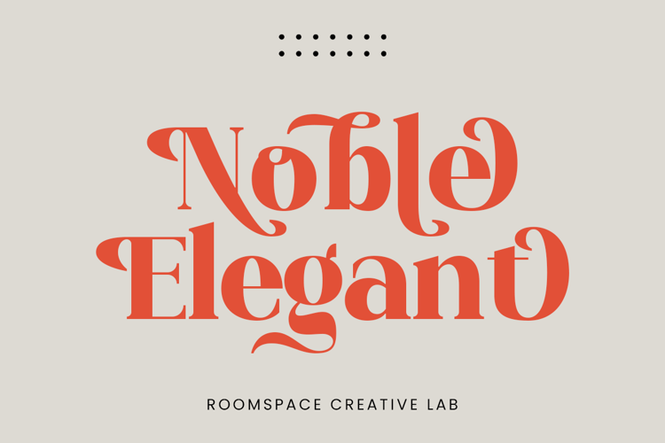 Noble Elegant Font