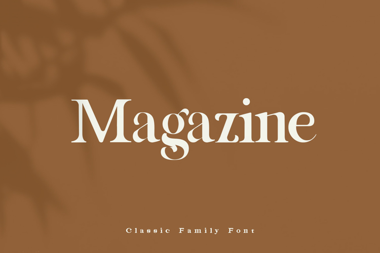 Magazine Font