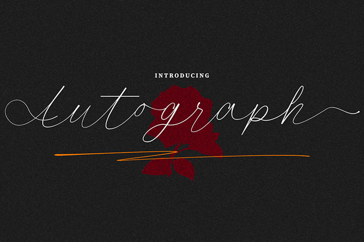 Autograph Font