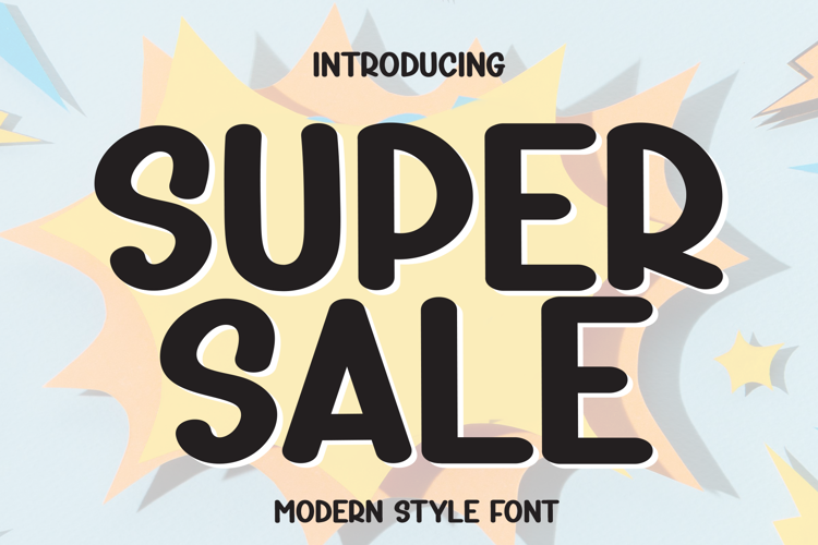 Preview of Super Sale Font