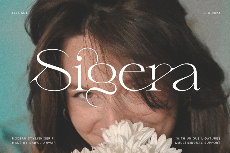 Preview of Sigera Font