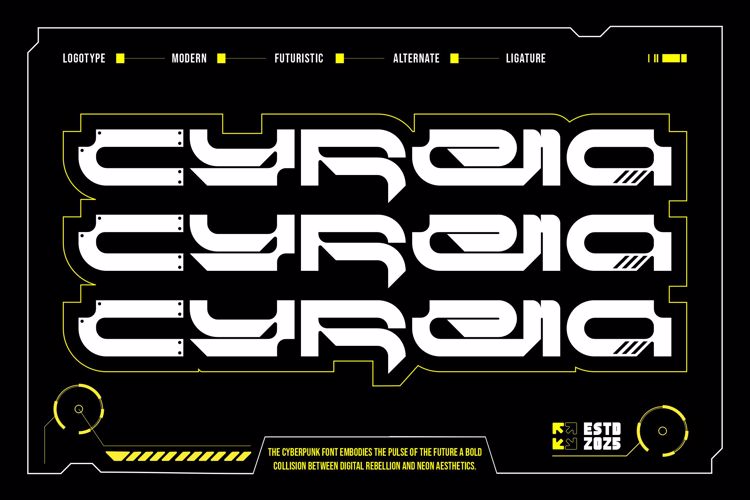 Preview of Cyrena Font