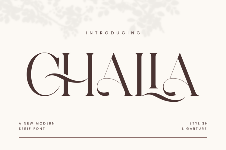 Preview of Chalia Font