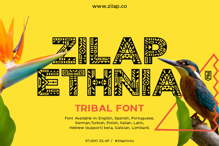 Zilap Ethnia Font