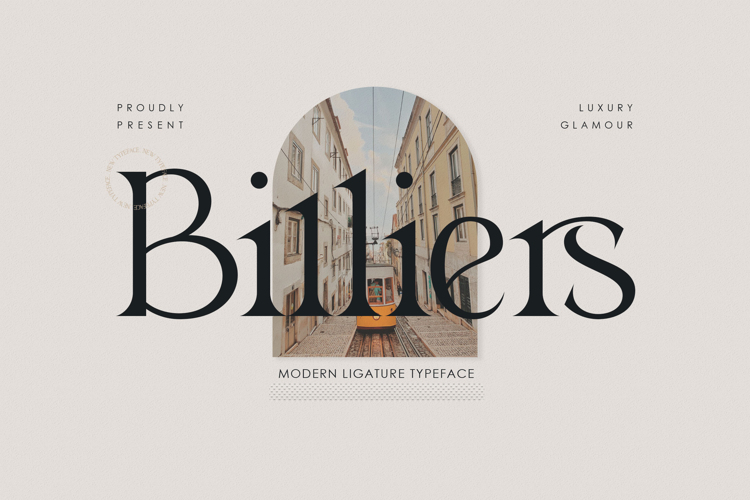 Preview of Billiers Font