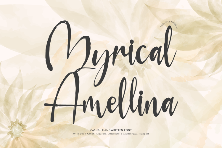 Preview of Myrical Amellina Font