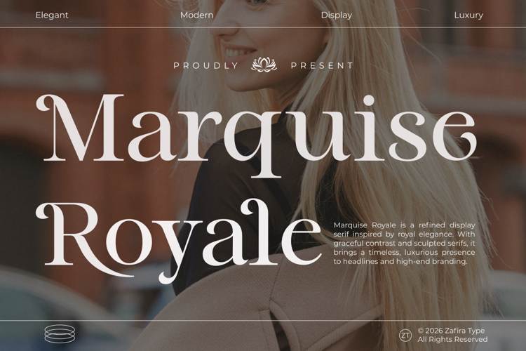 Preview of Marquise Royale Font