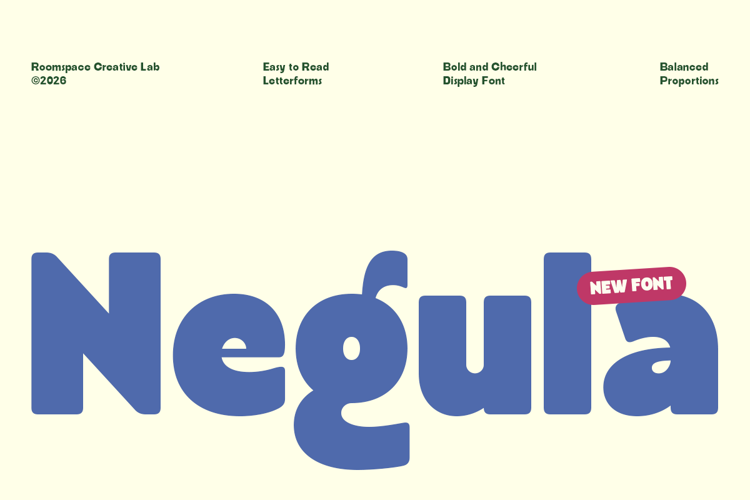 Preview of Negula - Font