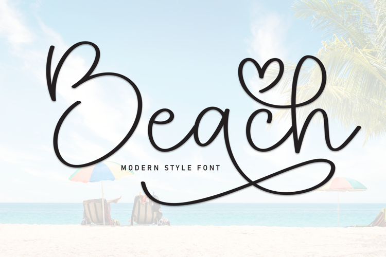 Preview of Beach Font