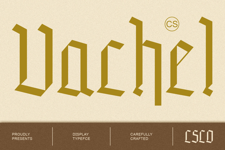 CS Vachel Font