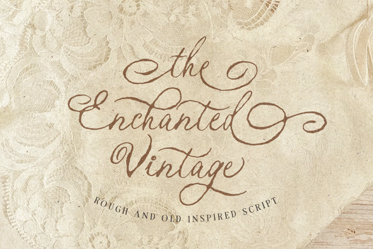 Preview of Enchanted Vintage Font