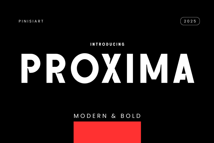 Preview of PROXIMA Font